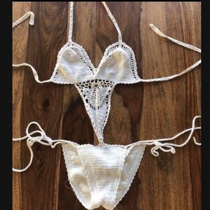 Chynna Doll Swimwear crochet 🧶 scrunch butt one piece bathing suit
